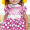 Infant Minnie Mouse Costume Dress with Petticoat and Headband